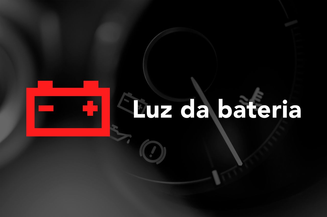 Luz da bateria painel do carro