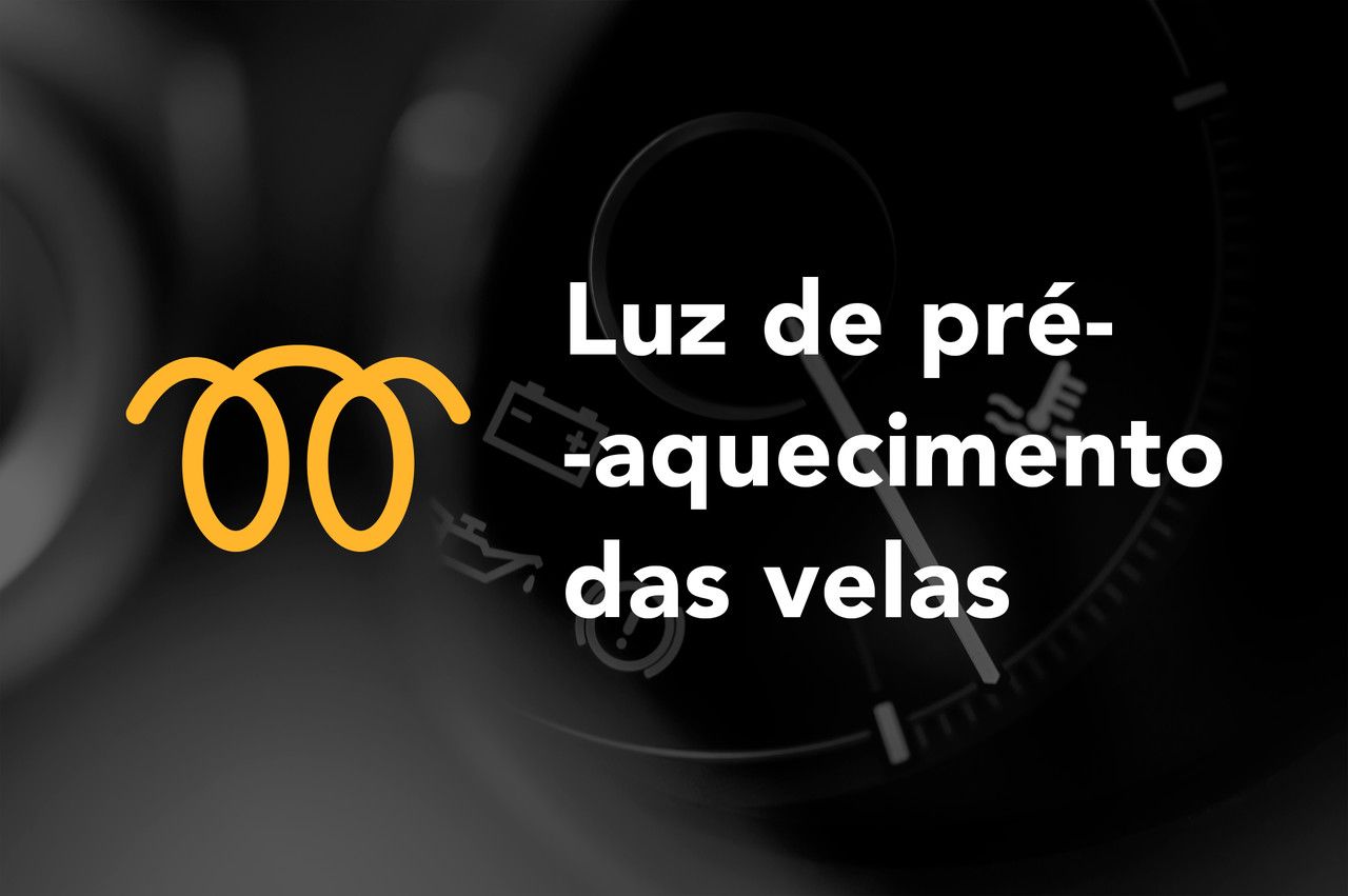 Luz de pré-aquecimento das velas painel do veículo