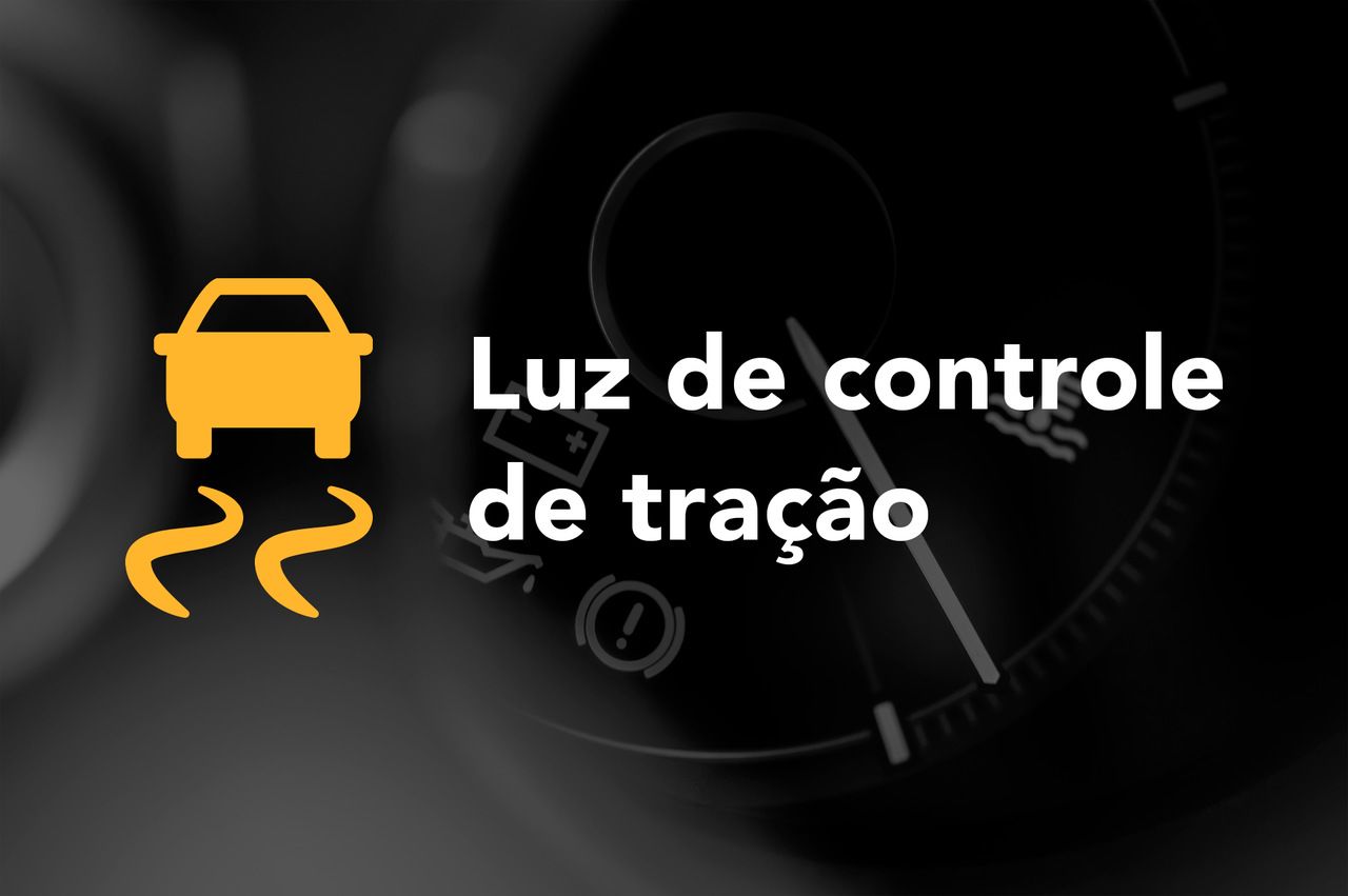 Luz de controle de tração painel do veículo
