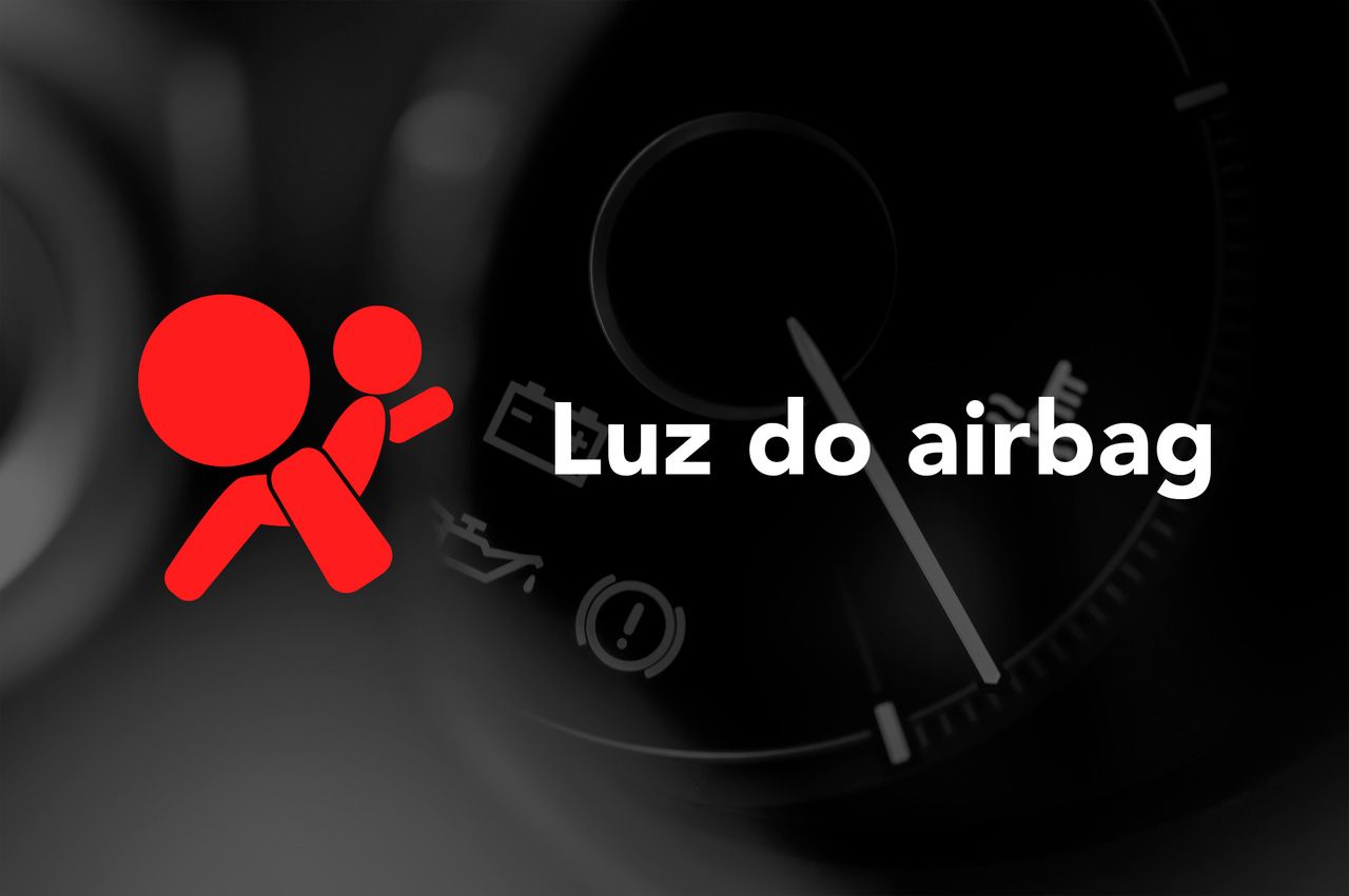 Luz do airbag painel do carro