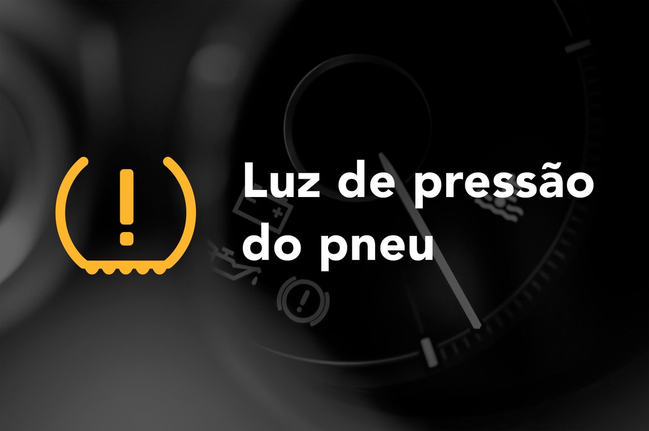 Luz de pressão do pneu painel do carro